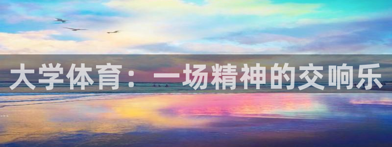 公海赌赌船官方正版app集团简介：大学体育：一场精神的交响乐