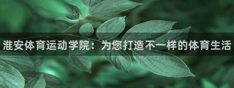 公海赌赌船官网下载平台注册要钱吗：淮安体育运动学院：为您打造