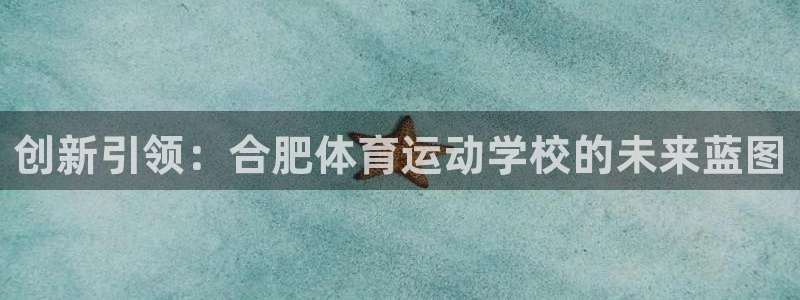 公海赌赌船官网下载注册：创新引领：合肥体育运动学校的未来蓝图